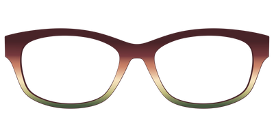 The Acorn to Moss Gradient - Front Top Thumbnail - Pair Eyewear