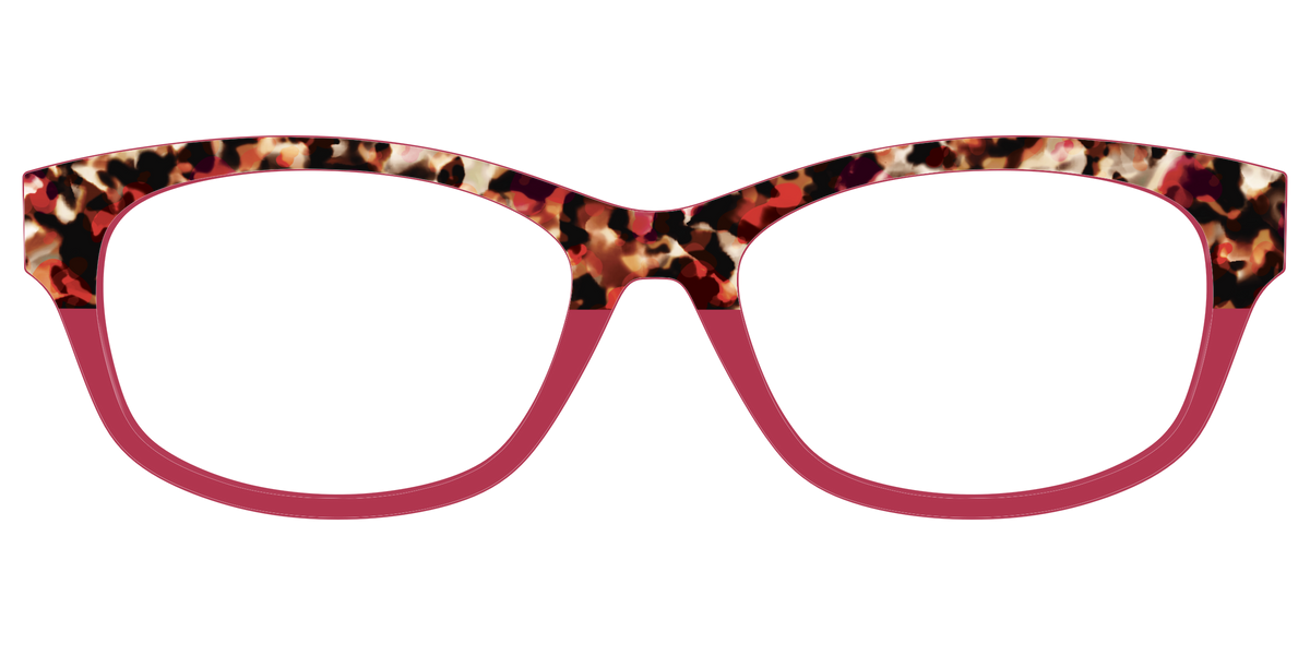 The Auburn Tortoise Crystal Split - Front Top Image - Pair Eyewear