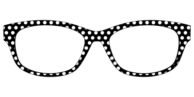 The Black Polka Dots - Front Top Thumbnail - Pair Eyewear