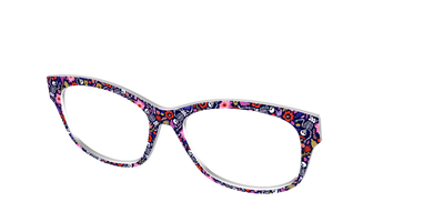 The Bone-Chilling Blossoms - Angle Top Thumbnail - Pair Eyewear