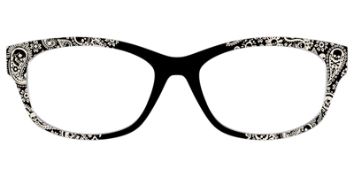The Bone White Paisley - Front Top Thumbnail - Pair Eyewear