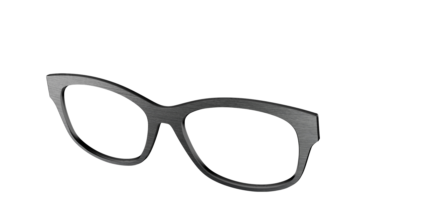 The Brushed Nickel - Angle Top Image - Pair Eyewear