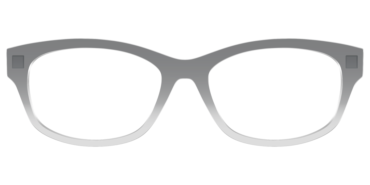 The Charcoal to Light Gray Gradient Crystal - Front Top Image - Pair Eyewear