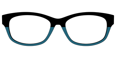 The Cobalt Split - Front Top Thumbnail - Pair Eyewear