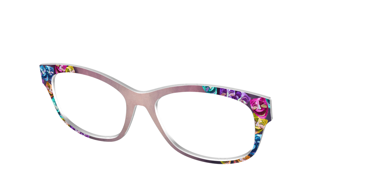 The Comedy Masks - Angle Top Image - Pair Eyewear