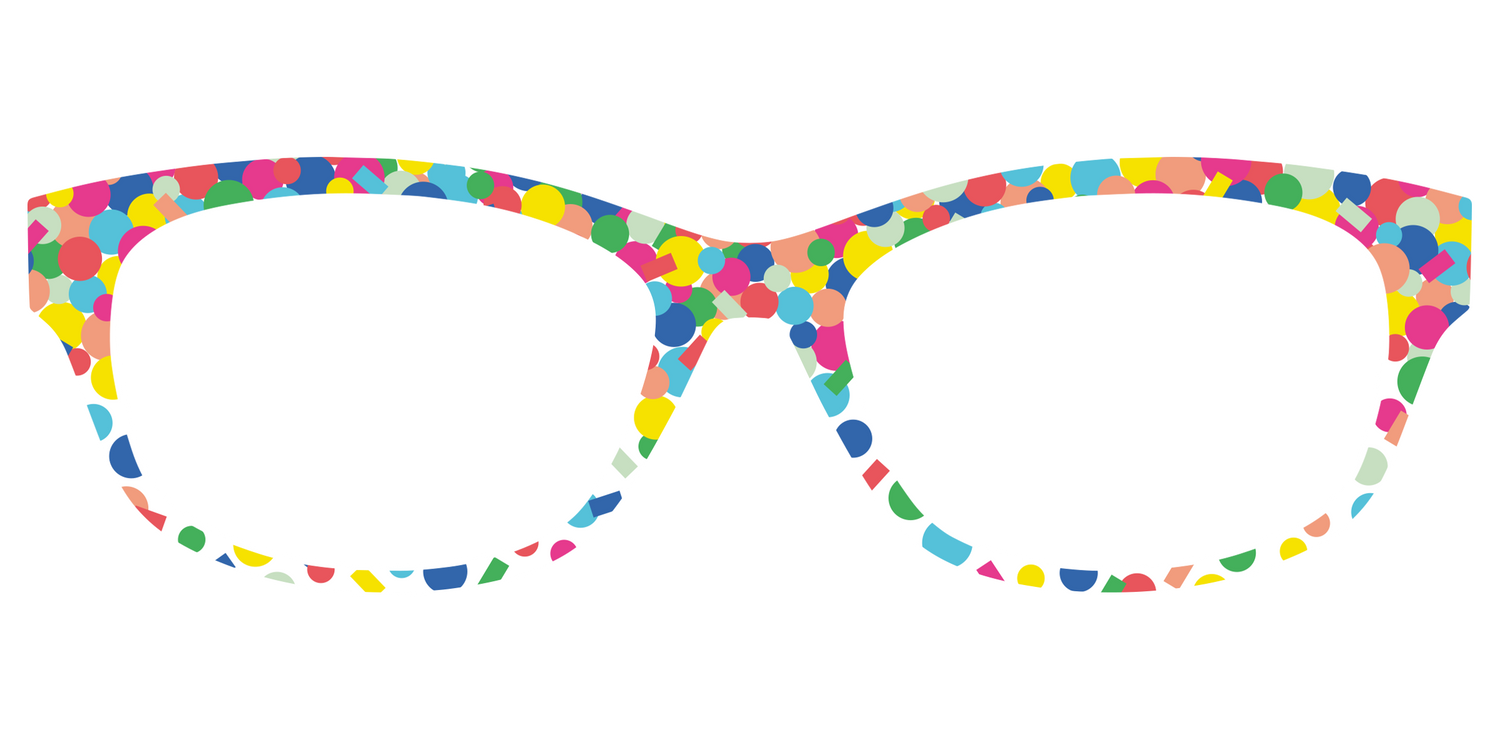 The Confetti - Front Top Image - Pair Eyewear