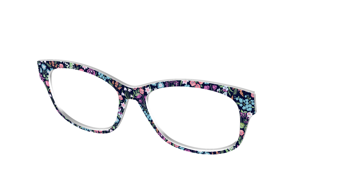 The Demure Blossoms - Angle Top Image - Pair Eyewear