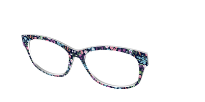 The Demure Blossoms - Angle Top Thumbnail - Pair Eyewear