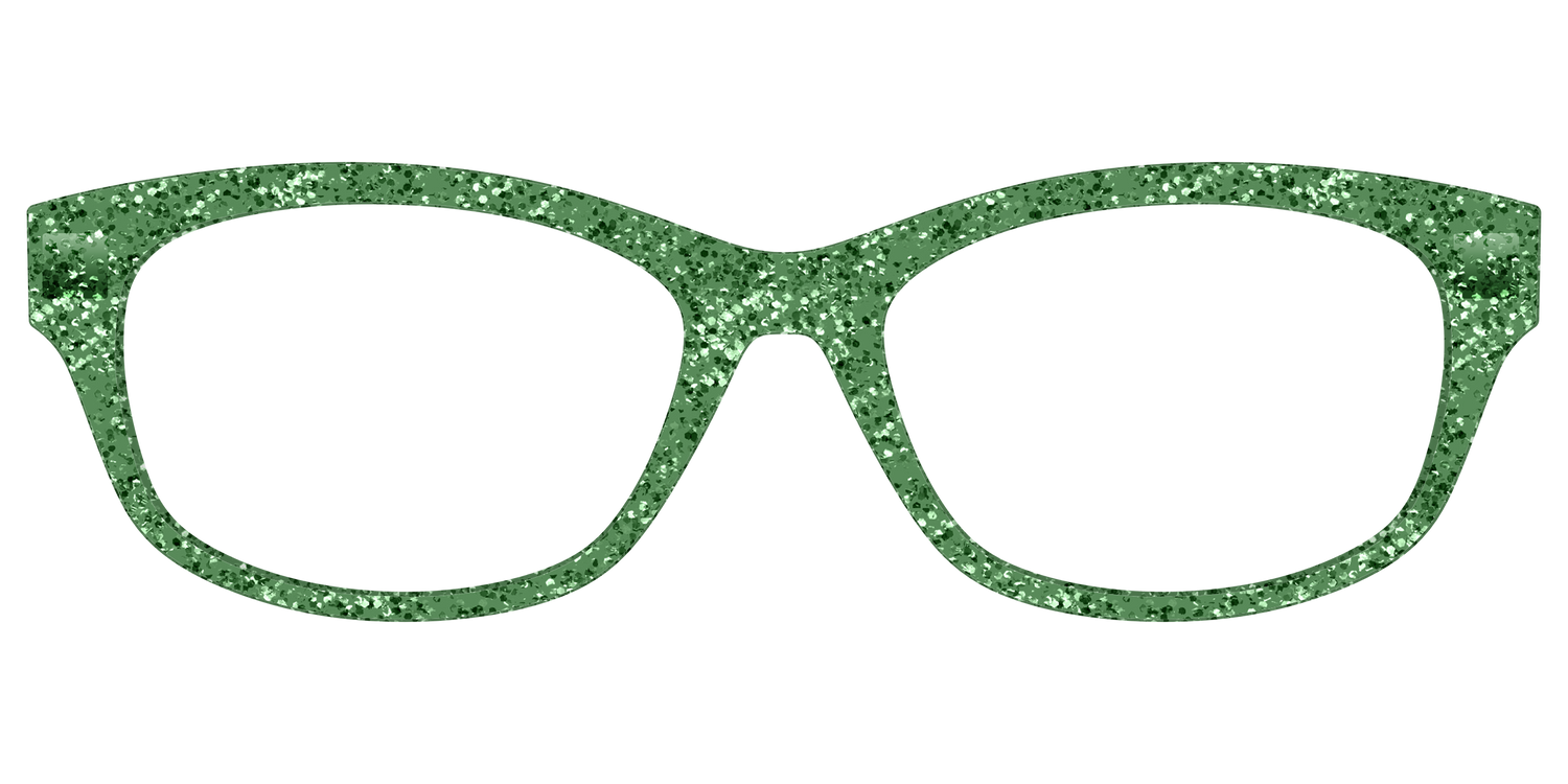 The Emerald Sparkle - Front Top Image - Pair Eyewear