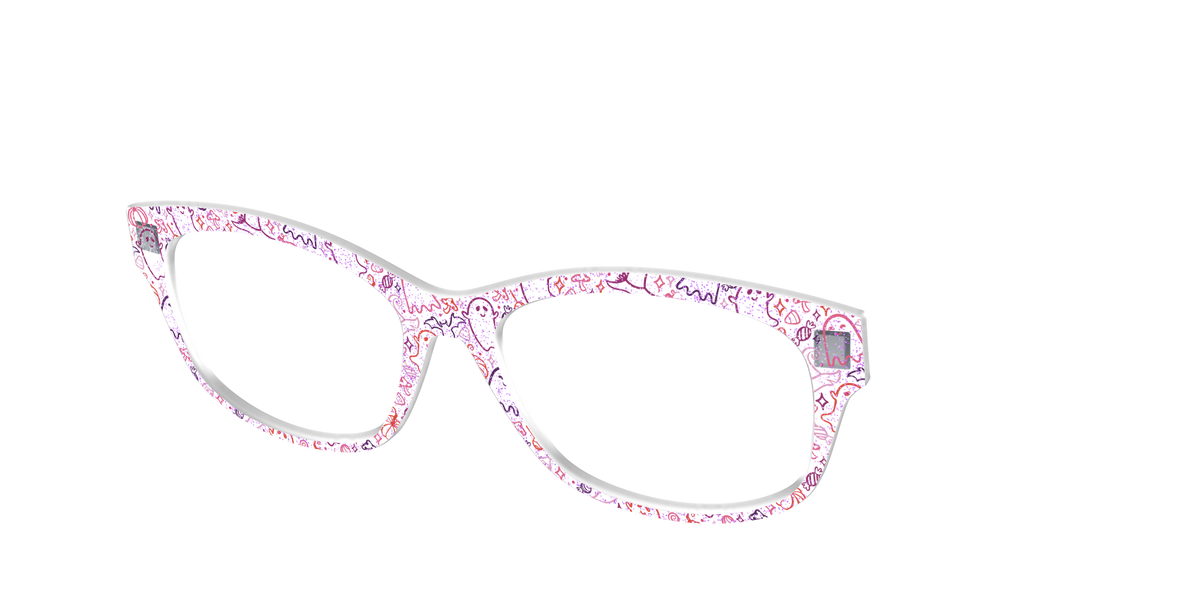 The Frightfully Fun Doodles Crystal - Angle Top Image - Pair Eyewear