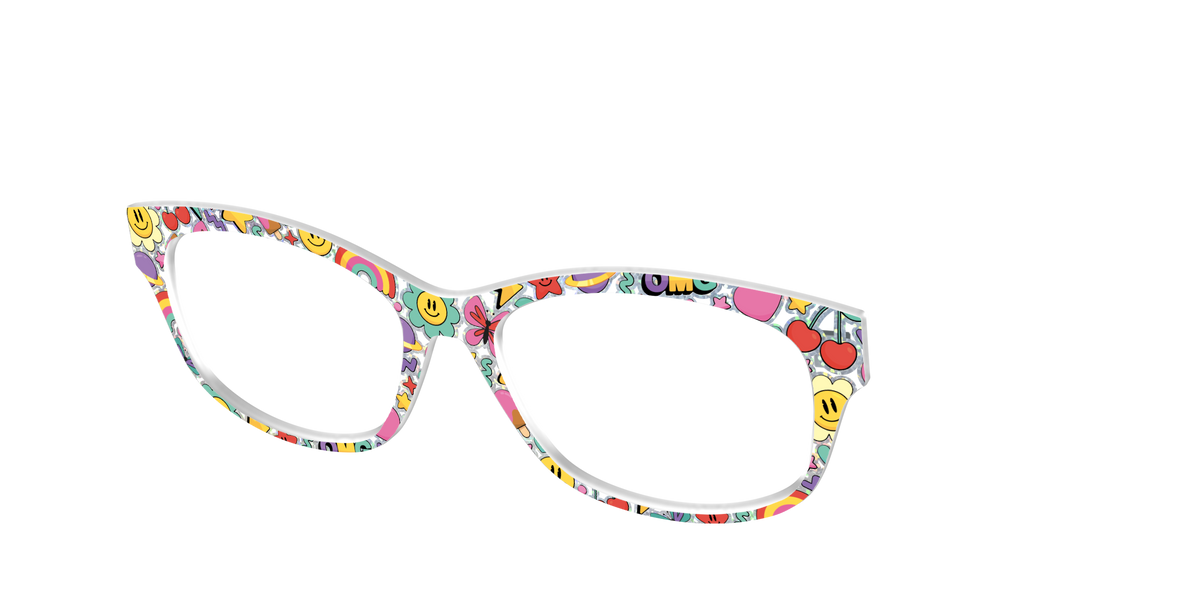 The Funky Foil Stickers - Angle Top Image - Pair Eyewear