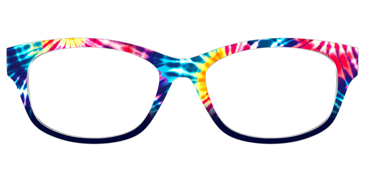 The Funky Tie-Dye - Front Top Image - Pair Eyewear