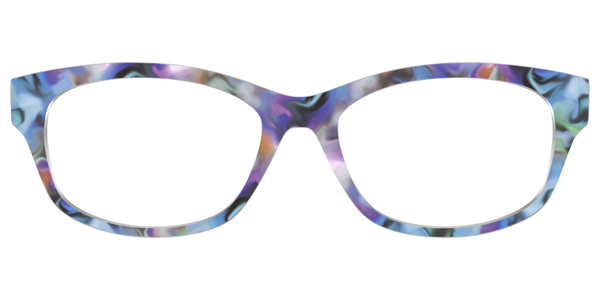 The Addison - Violet Pearlized Gradient Acetate Rose Gold Metal