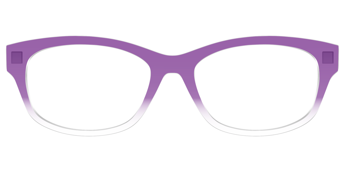 The Grape Gradient Crystal - Front Top Image - Pair Eyewear