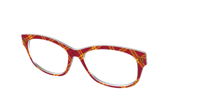 The Gryffindor™ Plaid - Angle Top Thumbnail - Pair Eyewear