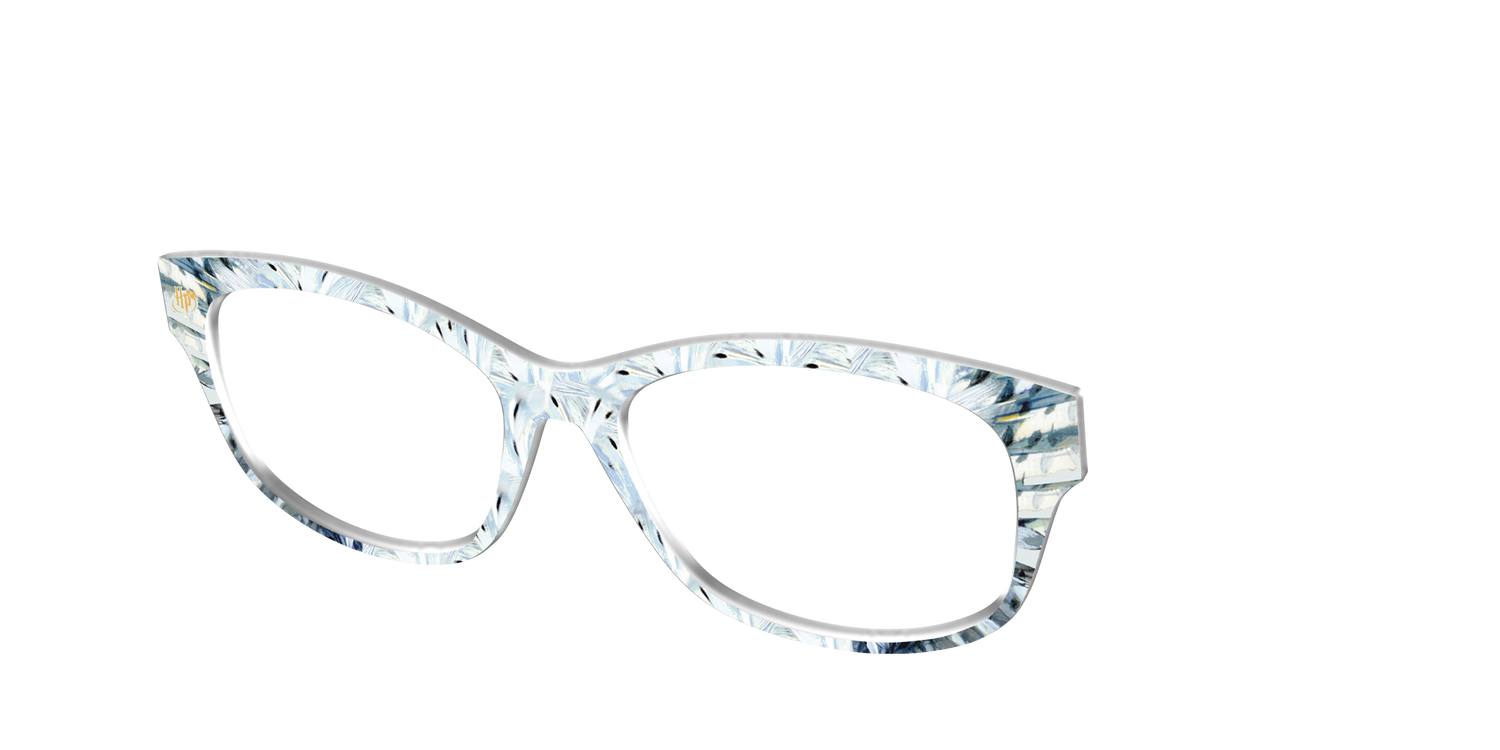 The Hedwig Feathers - Angle Top Image - Pair Eyewear