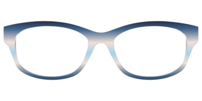 The Hydrangea Haze Gradient - Front Top Thumbnail - Pair Eyewear