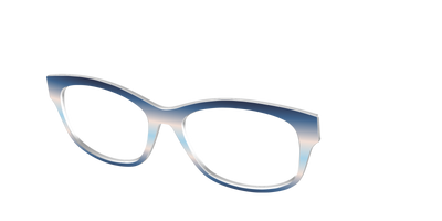The Hydrangea Haze Gradient - Angle Top Thumbnail - Pair Eyewear