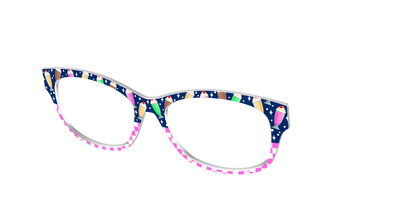 The Ice Cream Social Split - Angle Top Thumbnail - Pair Eyewear