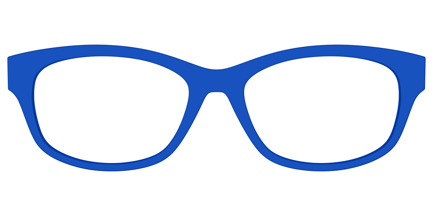 The Indigo - Front Top Image - Pair Eyewear