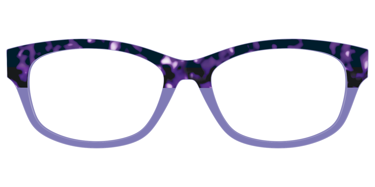 The Iris Tortoise Crystal Split - Front Top Image - Pair Eyewear