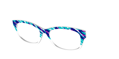 The Jazzy Scribble - Angle Top Thumbnail - Pair Eyewear