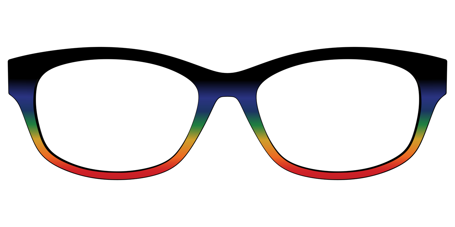 The Love Wins Gradient - Front Top Image - Pair Eyewear