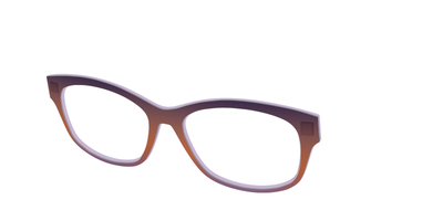 The Matte Midnight to Violet Gradient - Angle Top Thumbnail - Pair Eyewear
