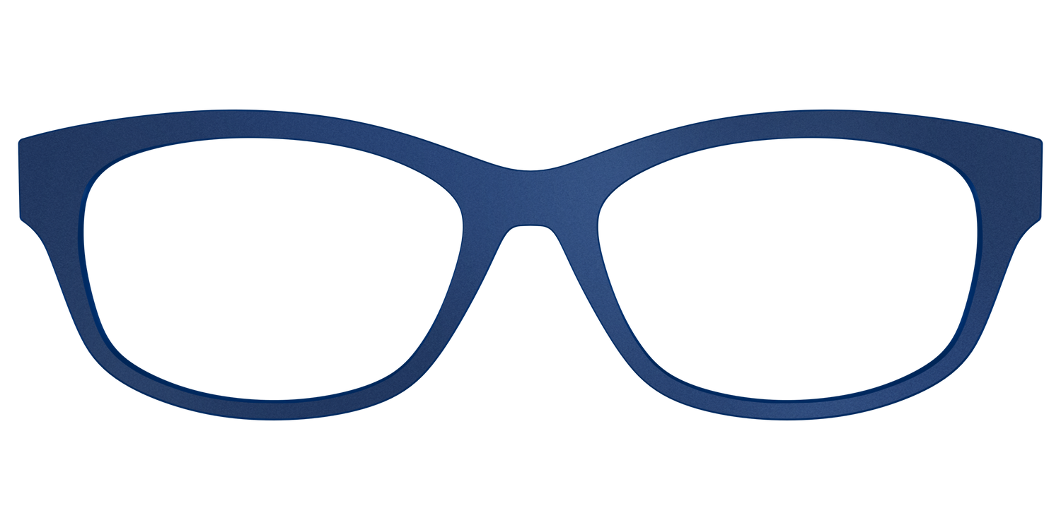 The Matte Navy - Front Top Image - Pair Eyewear