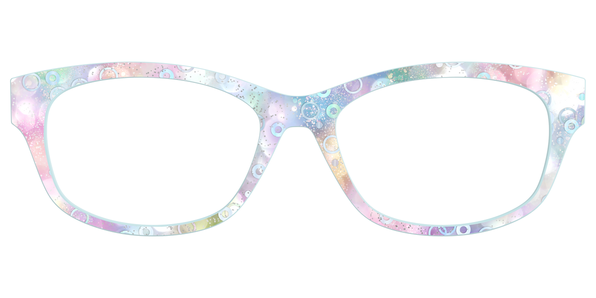 The Mermaid Bokeh with Bubble Glitter - Front Top Image - Pair Eyewear