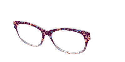 The Mulberry Floral Dip-Dye - Angle Top Thumbnail - Pair Eyewear
