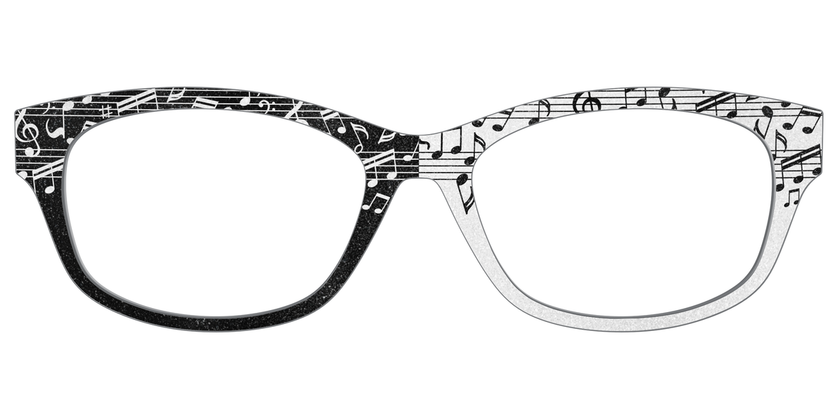 The Musical Shimmer Split - Front Top Image - Pair Eyewear