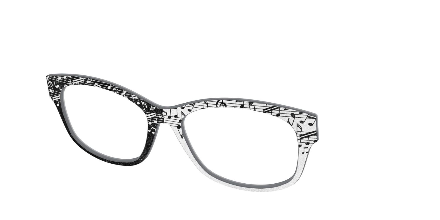 The Musical Shimmer Split - Angle Top Image - Pair Eyewear