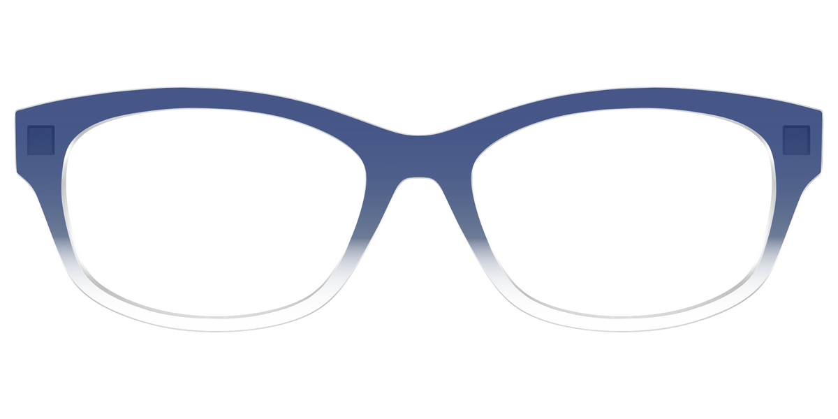 The Navy Gradient Crystal - Front Top Image - Pair Eyewear