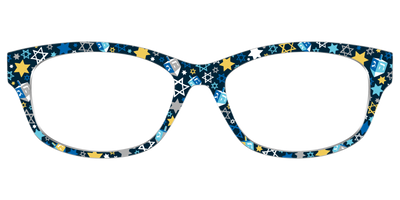 The Navy Hanukkah Stars - Front Top Thumbnail - Pair Eyewear
