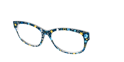 The Navy Hanukkah Stars - Angle Top Thumbnail - Pair Eyewear