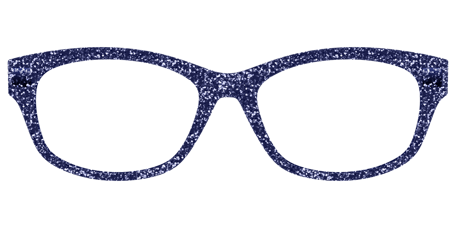 The Navy Sparkle - Front Top Image - Pair Eyewear