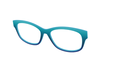 The Ocean Blue - Angle Top Thumbnail - Pair Eyewear