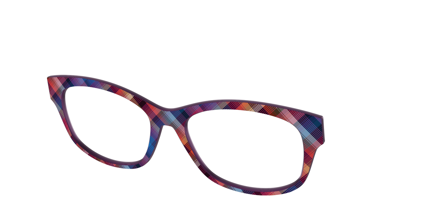 The Ombre Plaid - Angle Top Image - Pair Eyewear