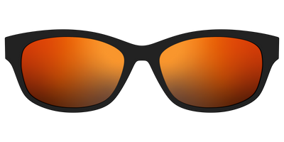 The Polarized Orange Reflective Sun Top - Front Top Thumbnail - Pair Eyewear