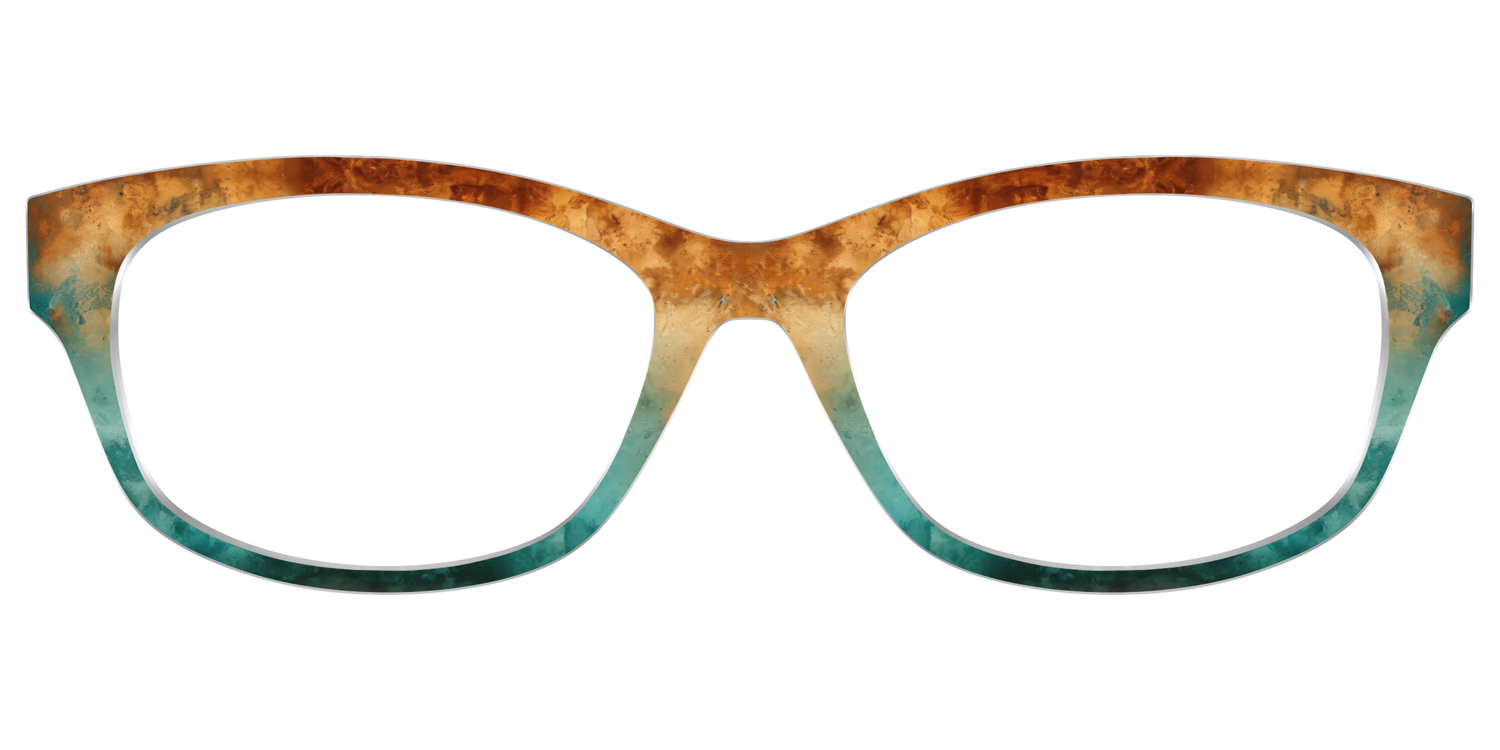 The Oxidized Copper - Front Top Image - Pair Eyewear