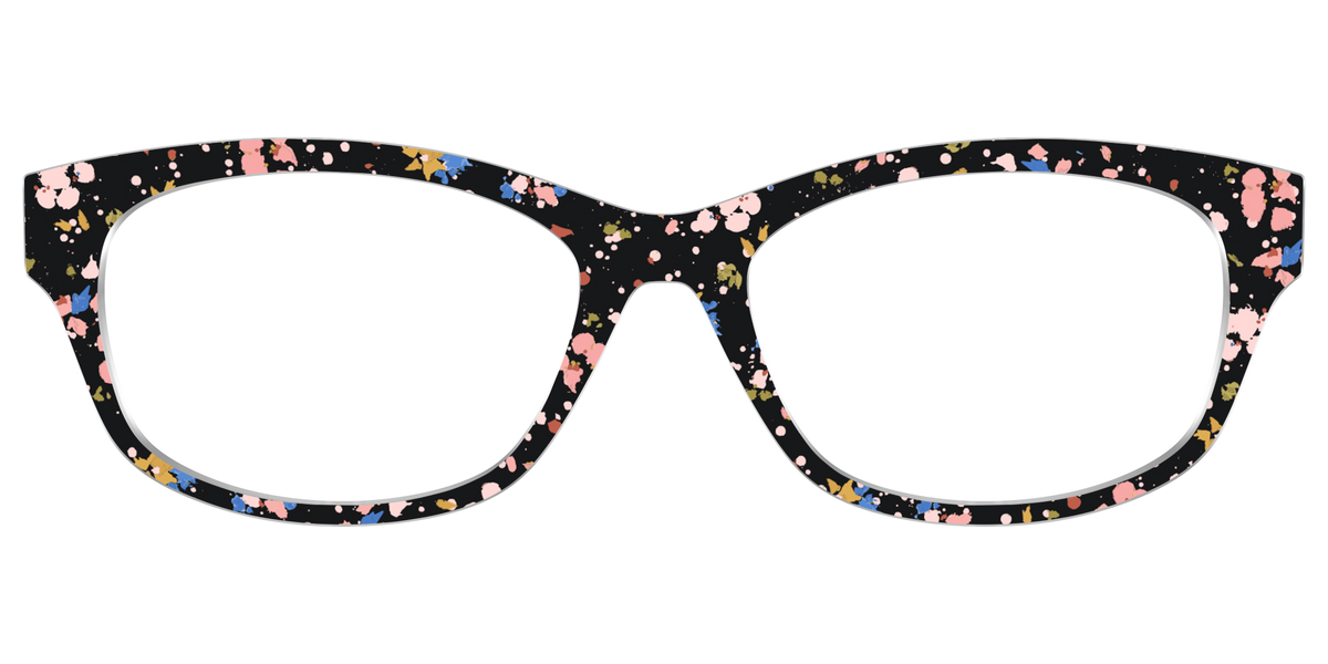 The Pallid Paint Splatter - Front Top Image - Pair Eyewear