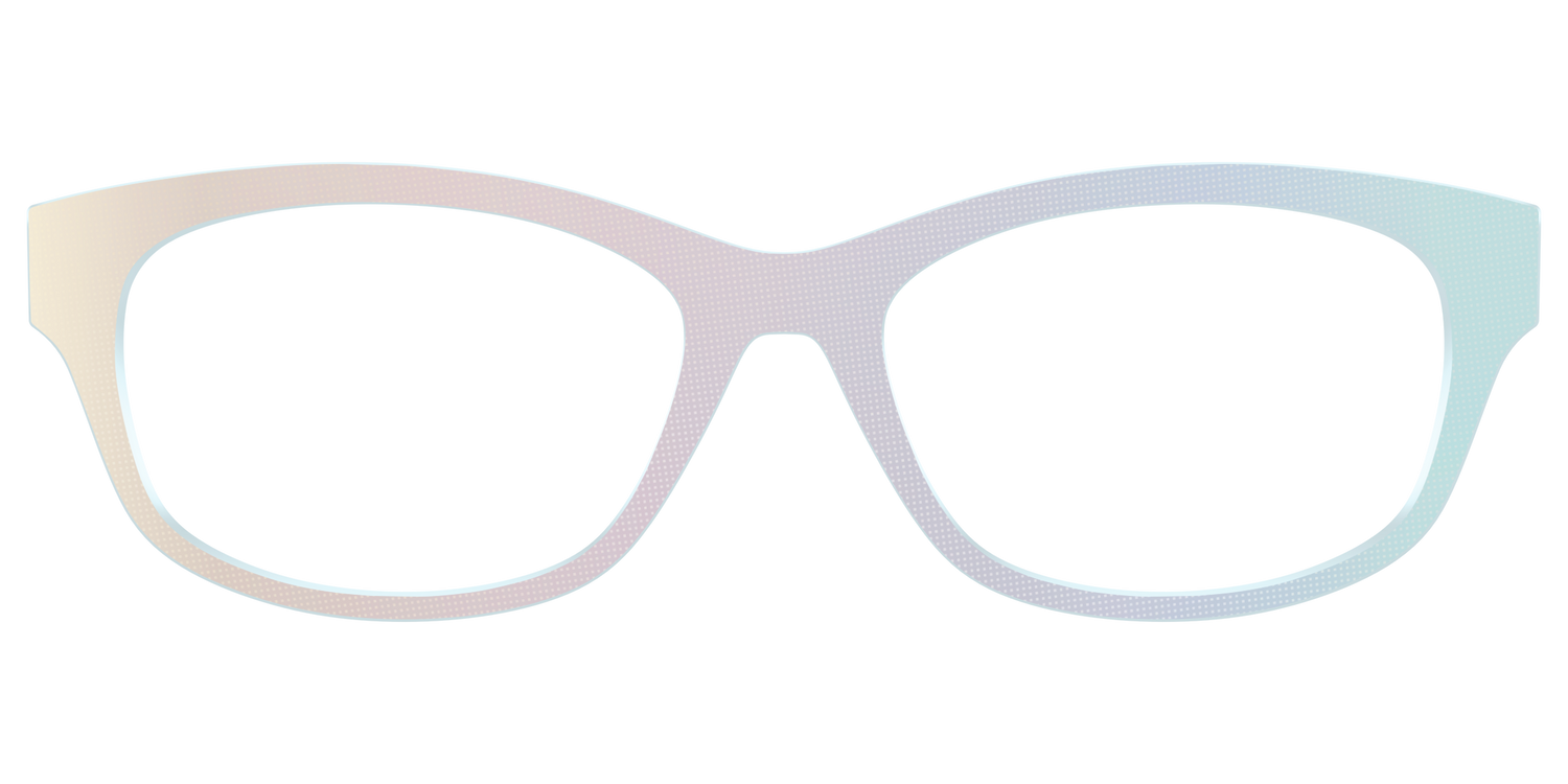 The Pastel Dot Iridescent - Front Top Image - Pair Eyewear