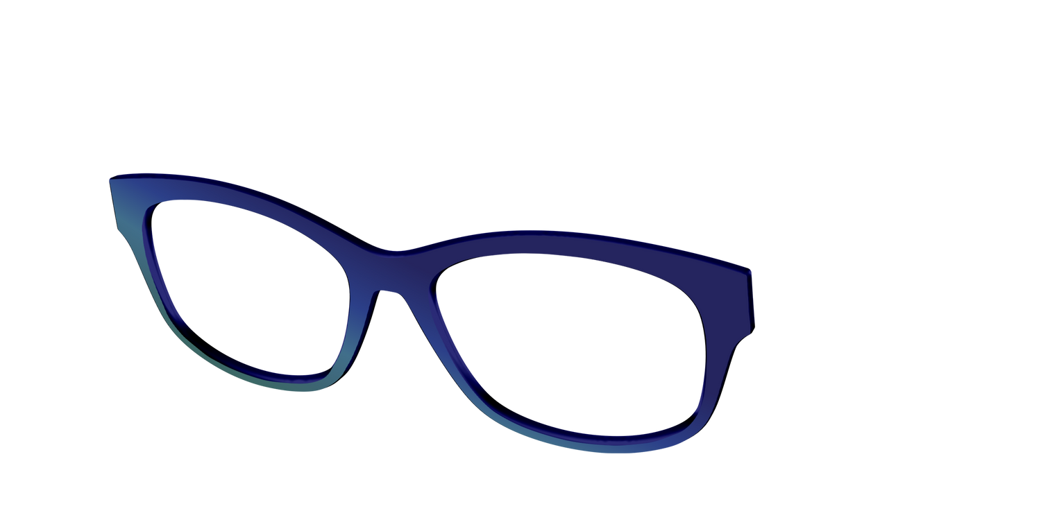 The Peacock Ombre - Angle Top Image - Pair Eyewear