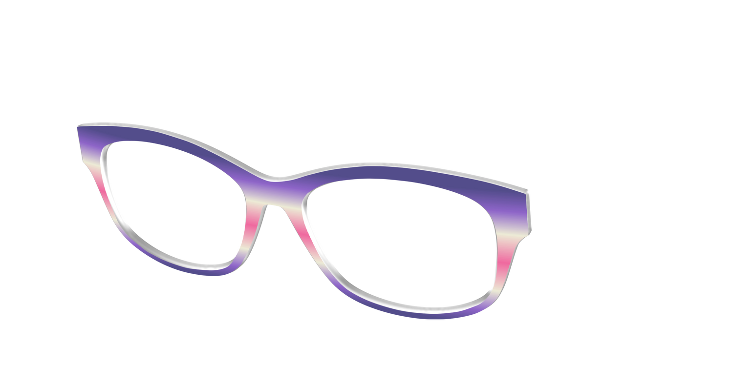 The Petunia Haze Gradient - Angle Top Image - Pair Eyewear