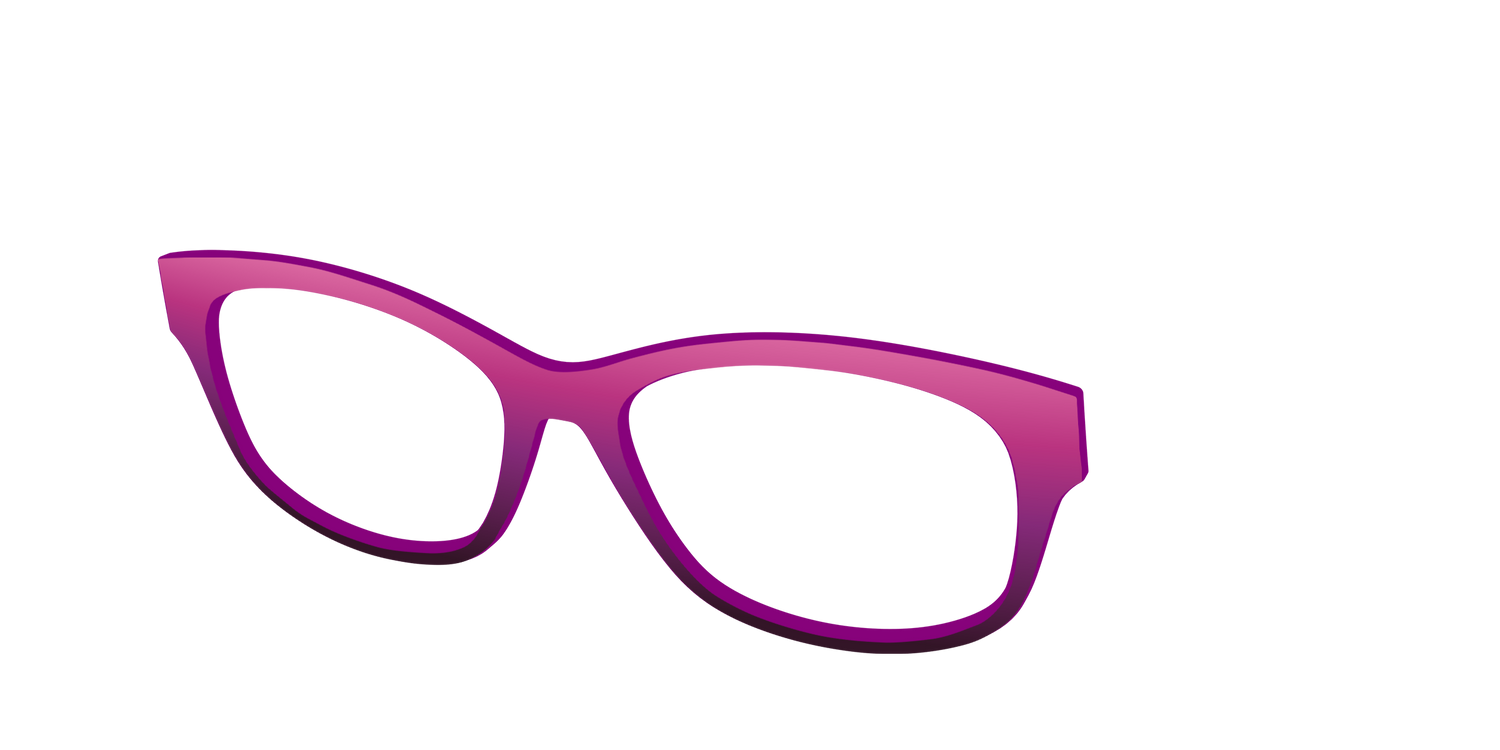 The Pink to Plum Gradient - Angle Top Image - Pair Eyewear