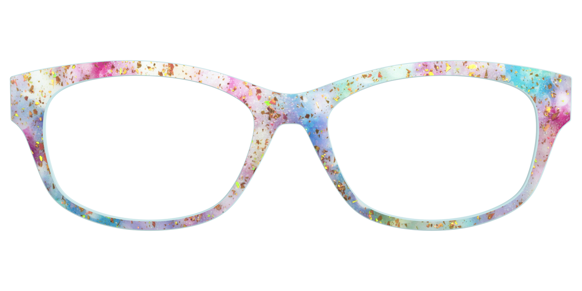 The Pixie Bokeh with Gold Flakes - Front Top Image - Pair Eyewear