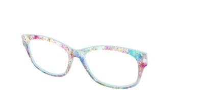 The Pixie Bokeh with Gold Flakes - Angle Top Thumbnail - Pair Eyewear