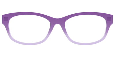 The Plum to Lilac Gradient Crystal - Front Top Thumbnail - Pair Eyewear