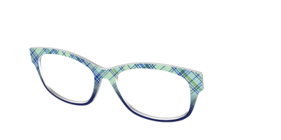 The Poetic Plaid - Angle Top Thumbnail - Pair Eyewear